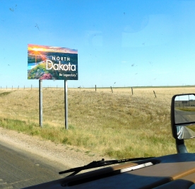 North Dakota! My day's drive was nearly over.