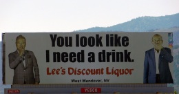 A liquor store's ad just for chuckles. So I chuckled!