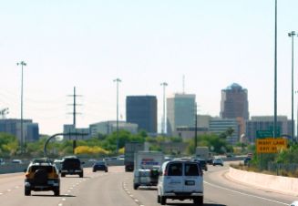 The skyline of Tucson.