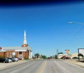 Passing through small town Kansas.